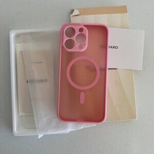 Pink MagSafe Compatible iPhone Case iPhone 15 Pro Max